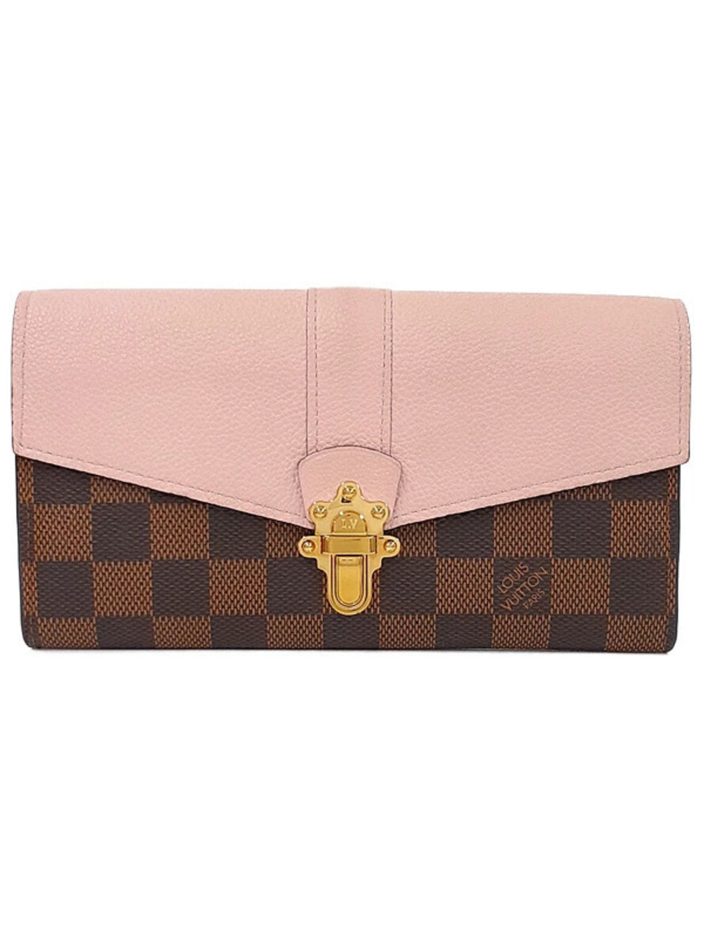 Louis Vuitton Damier Portefeuille Clapton Bi fold Long Wallet